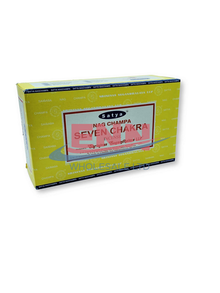 Satya Seven Chakra Incense Sticks -Pack of 12