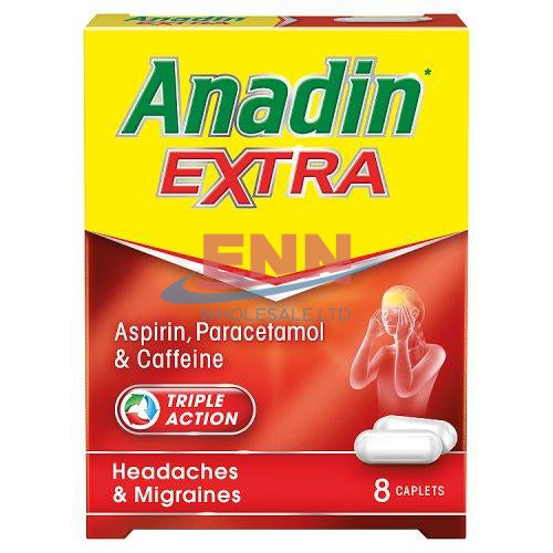 Anadin Extra 8 Caplets - Pack of 12