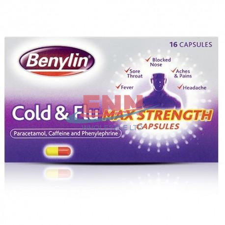 Benylin Cold & Flue Max Strength - Pack of 6