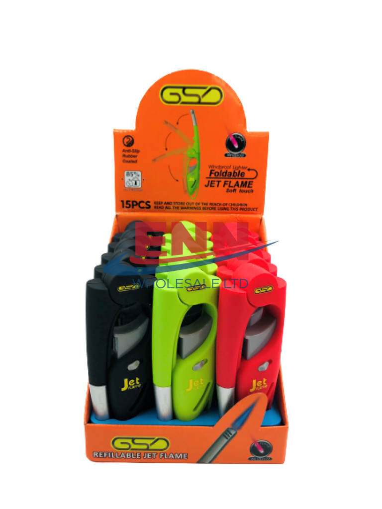 Foldable Bbq Lighters Jet Flame- Pack Of 15