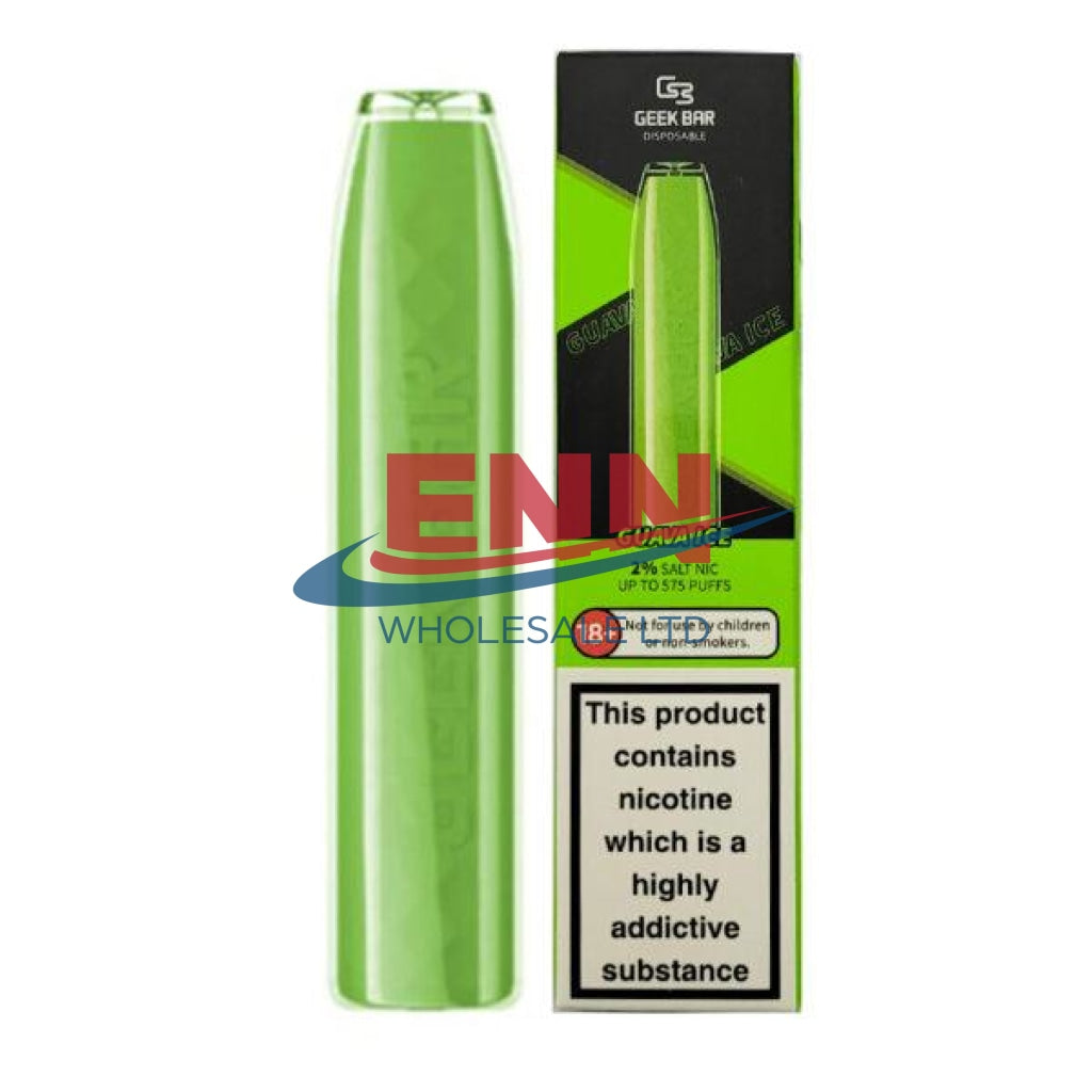 Geek Bar Guava Ice 575 Puffs-2% - Pack Of 10