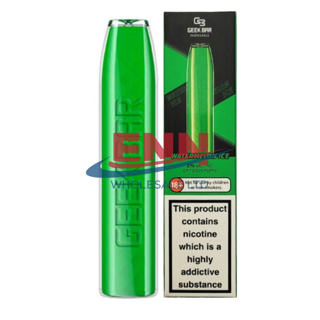 Geek Bar Watermelon Ice 575 Puffs-2% - Pack Of 10S
