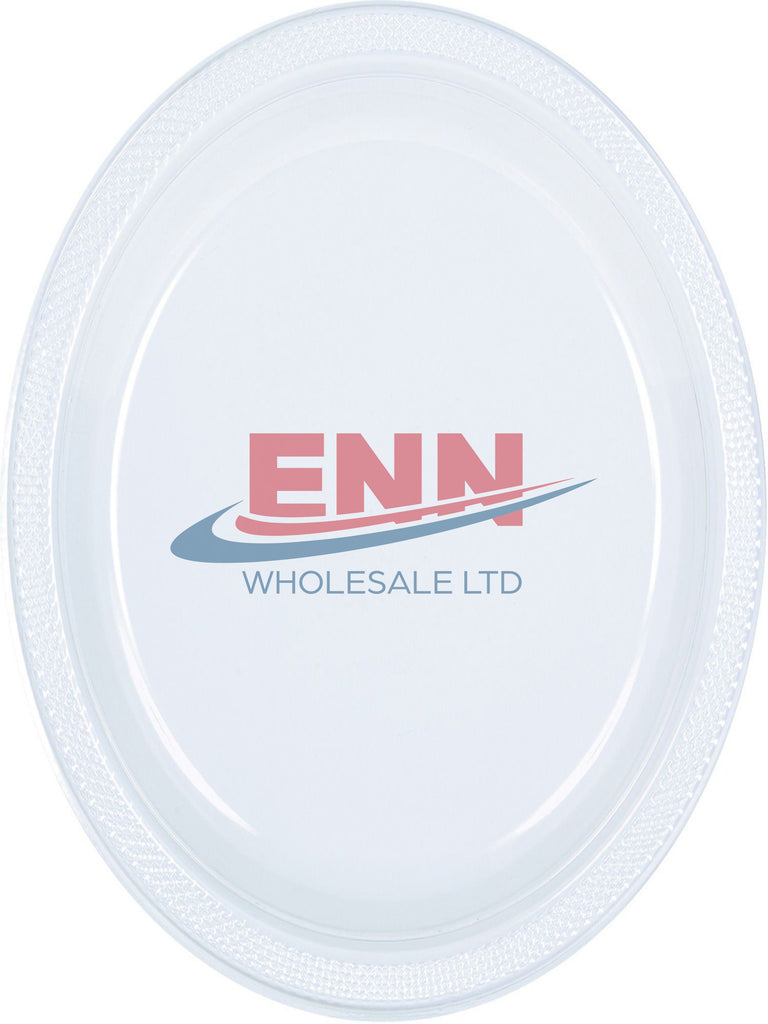 23cm Plastic Plate 12pk