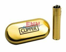 Clipper Metal Gold Lighters + Gift Box - Pack of 12