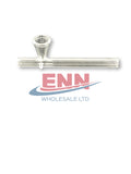 AC-1 - 10cm Cup Shape Clear Glass Pipe (Thick)