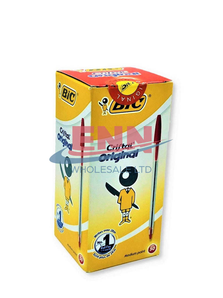 Bic Red Pens - Pack of 50
